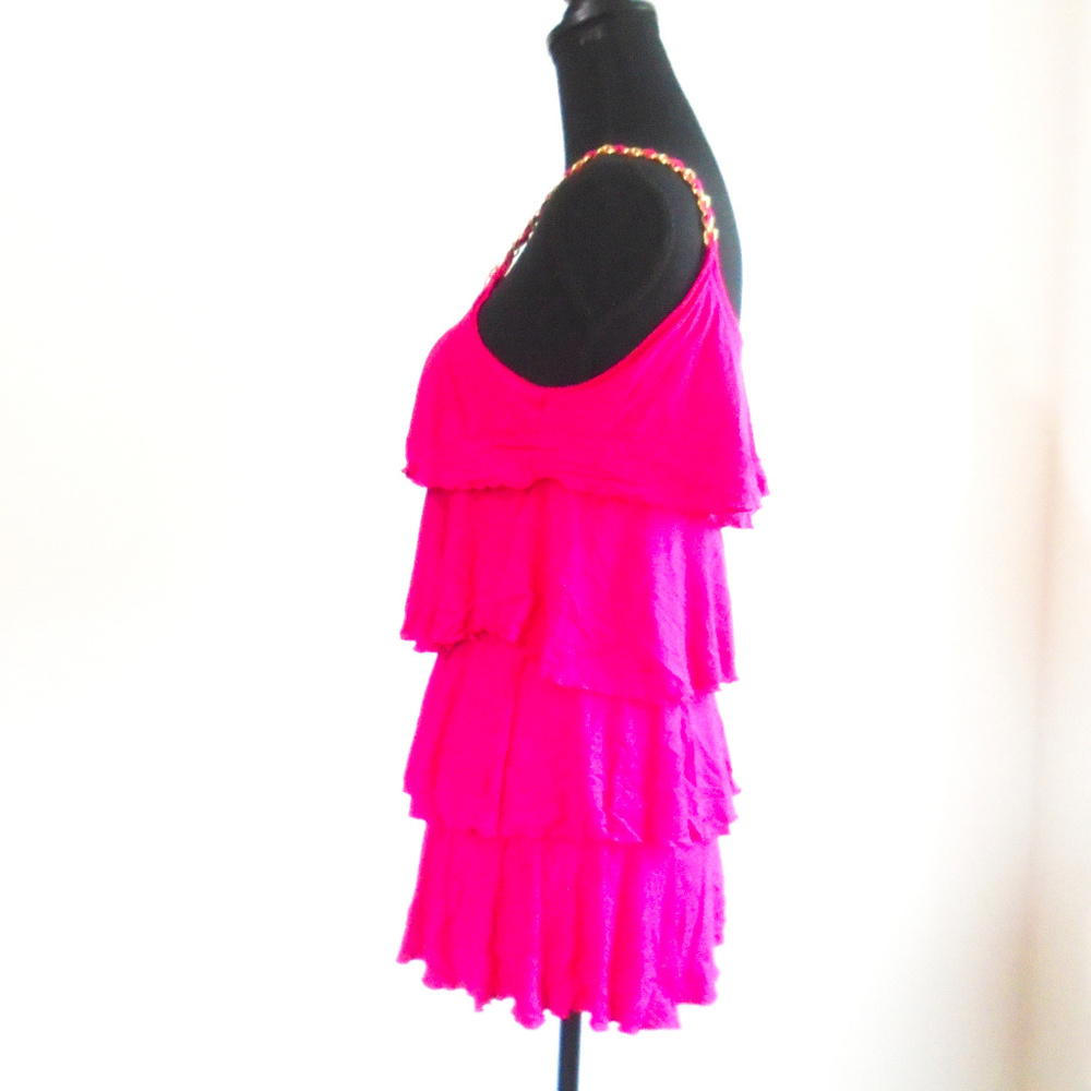 Cable & Gage Ruffled Layered Tank Top - Picture 3 of 6